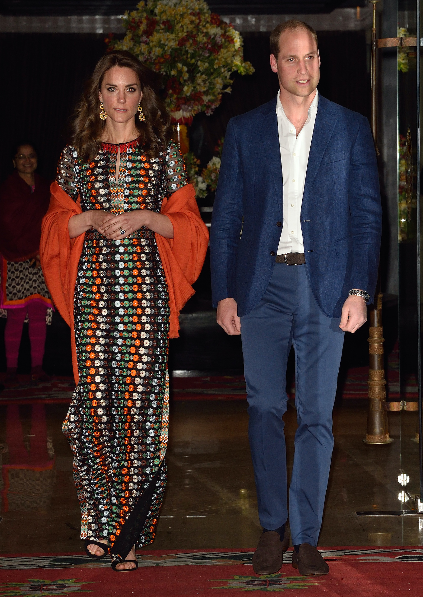 The Duke and Duchess of Cambridge have a private dinner with the King and Queen of Bhutan