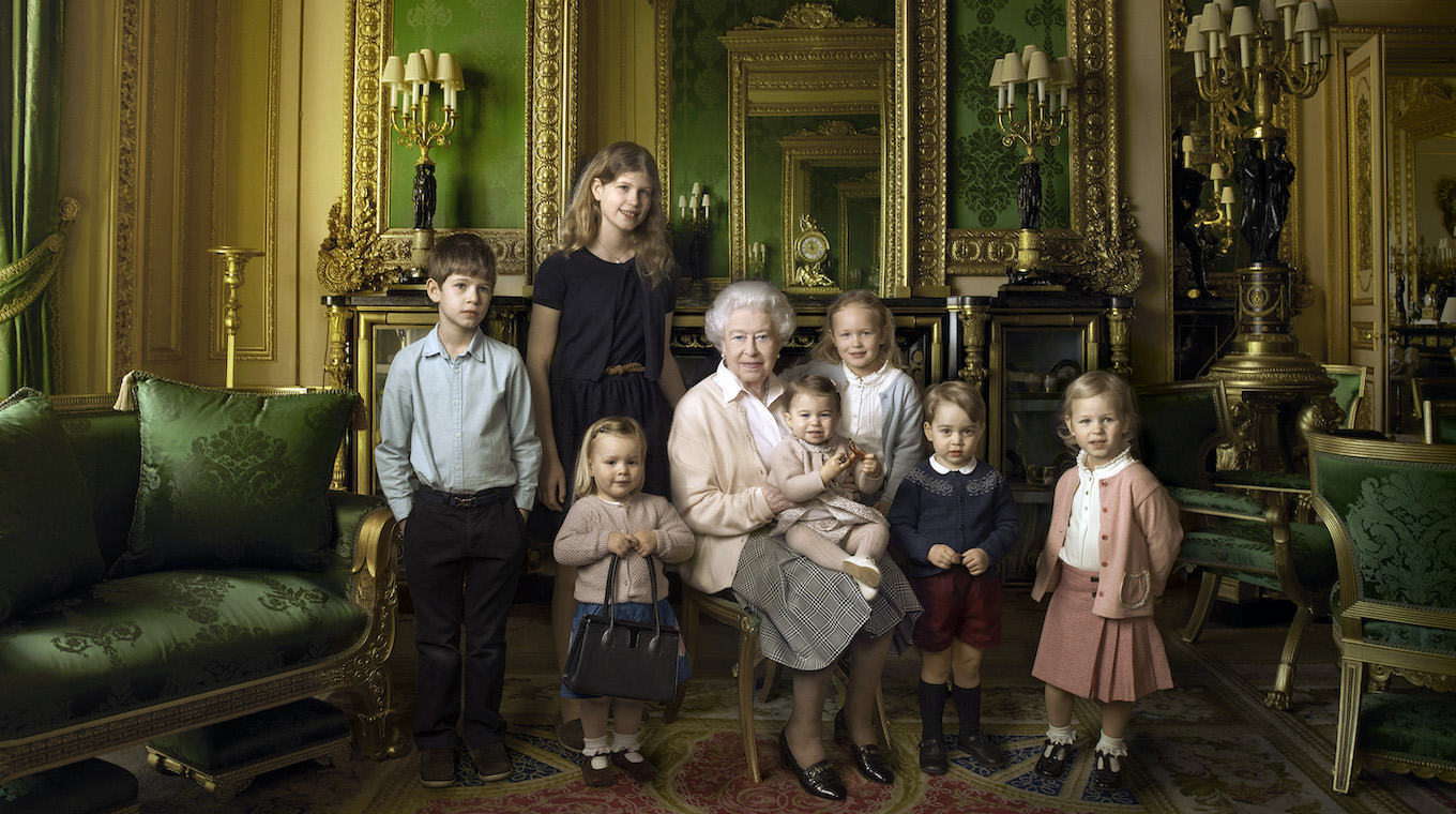 Official photograph released to mark the 90th birthday of Queen Elizabeth II