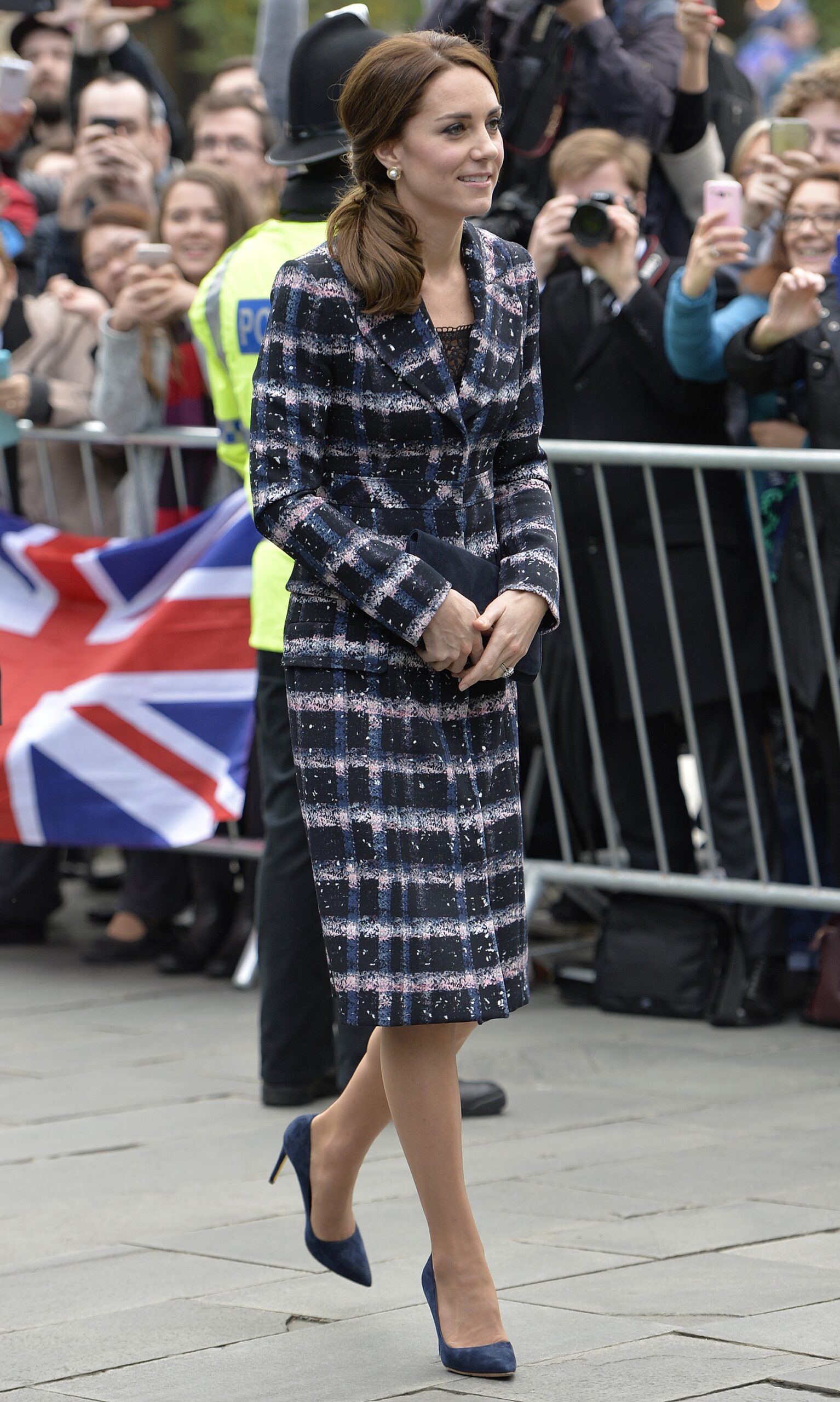 William and Kate visit the National Football Museum