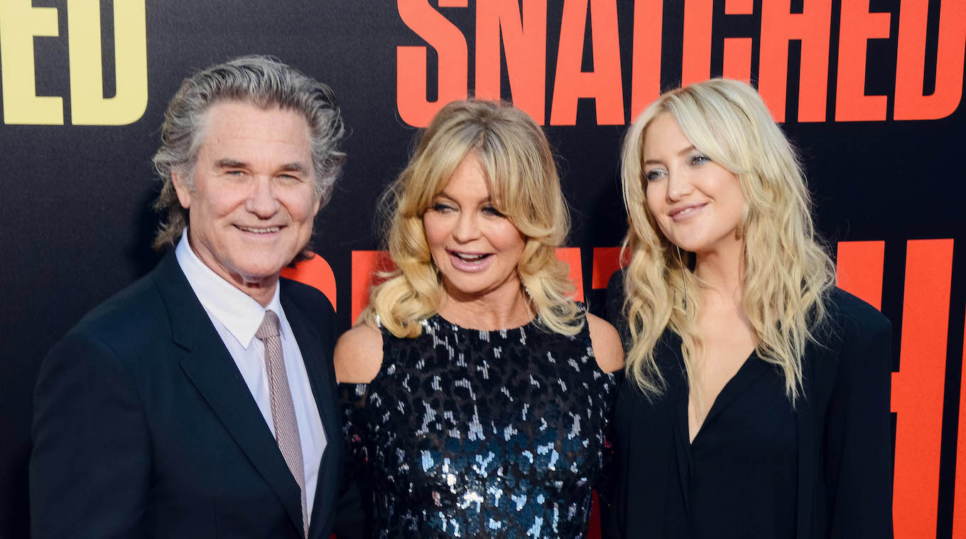 Goldie Hawn, Kurt Russell and Kate Hudson Make the LA Premiere of SNATCHED a Family Affair