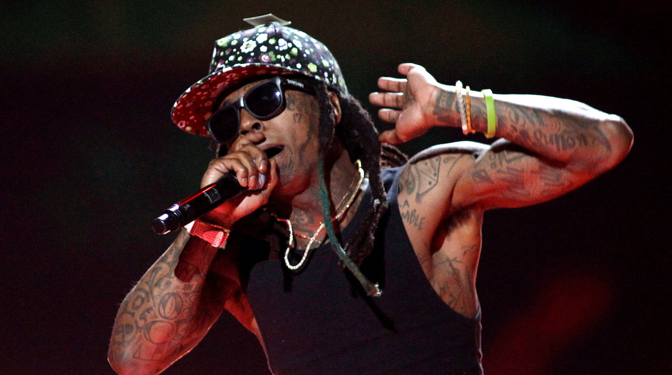 FILE PHOTO - Lil Wayne performs during the 2015 iHeartRadio Music Festival at the MGM Grand Garden Arena in Las Vegas