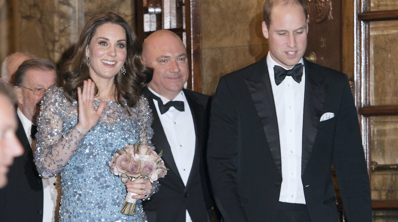 Kate Middleton & Prince William Attend Royal Variety Performance