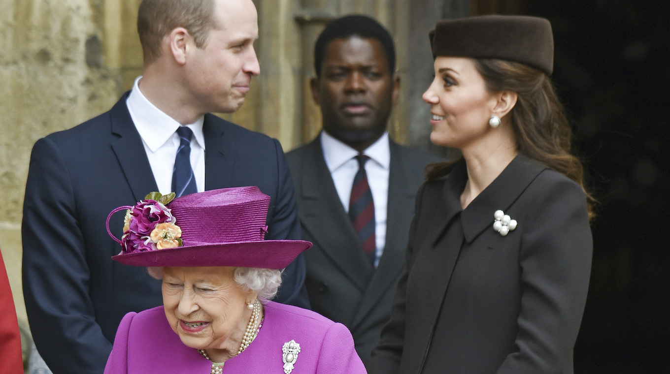 Pregnant KATE MIDDLETON JOINS ROYALS FOR EASTER SERVICE