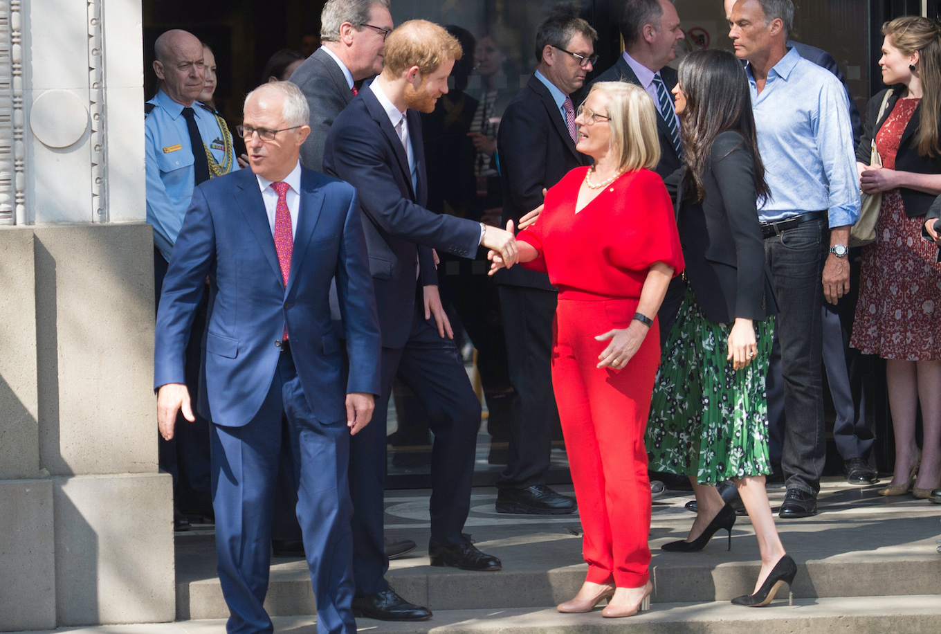 Prince Harry and Meghan Markle Visit Australia House in London