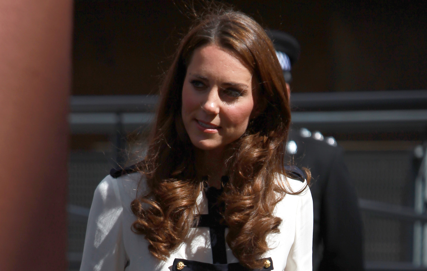 The Duke and Duchess of Cambridge Catherine Middleton and Prince William visiting victims of the Birmingham riots in Birmingham