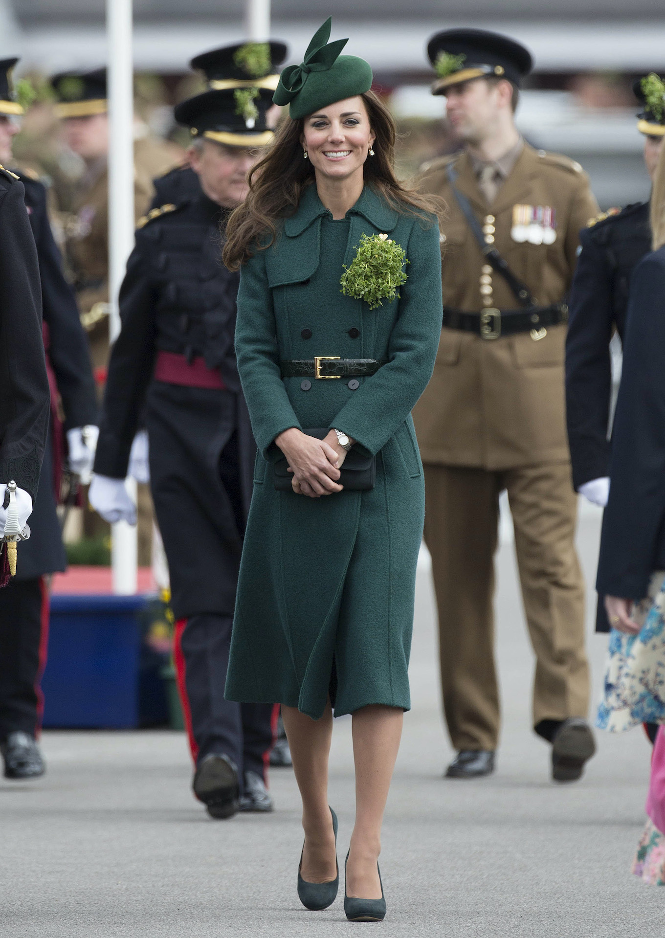The Duke and Duchess of Cambridge attend the St. Patrick's Day Parade