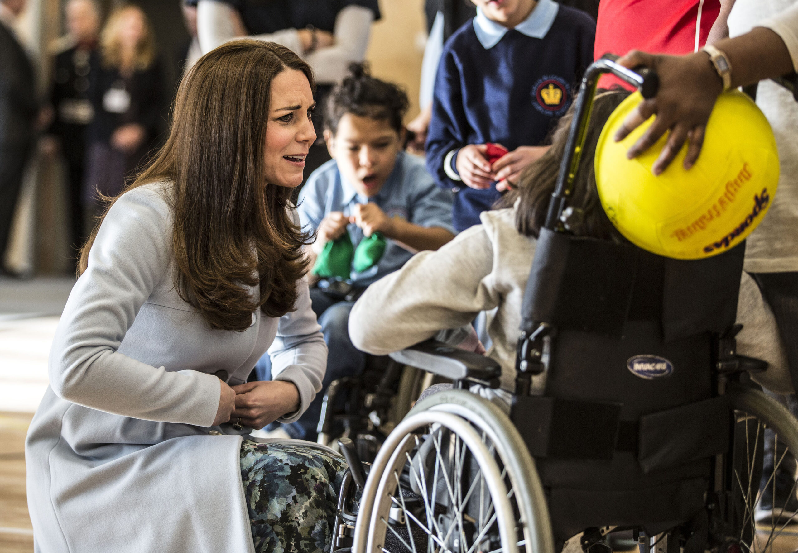 The Duchess of Cambridge formally opens the Kensington Leisure Centre