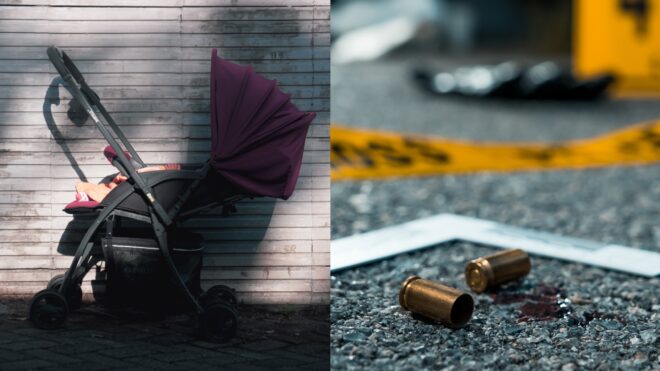 stroller crime scene