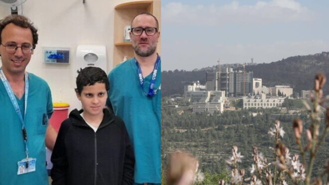 Boy in Israel with Doctors