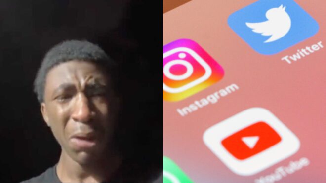 crying teen youtuber