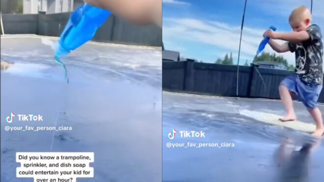 trampoline of death TikTok