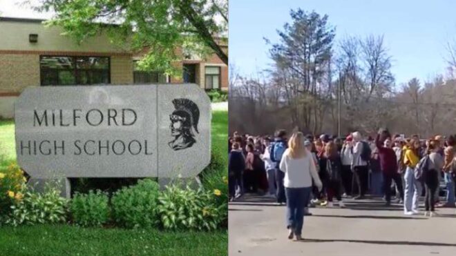 Milford High School in New Hampshire