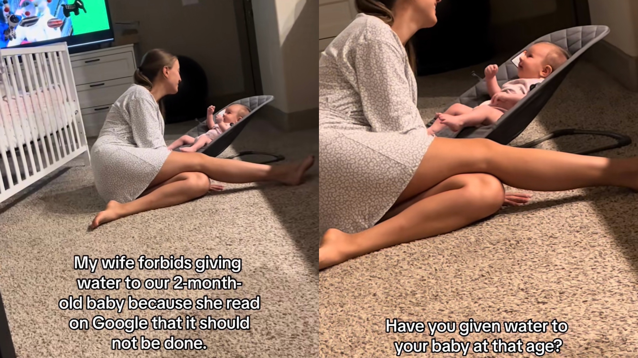 Don't give a baby water