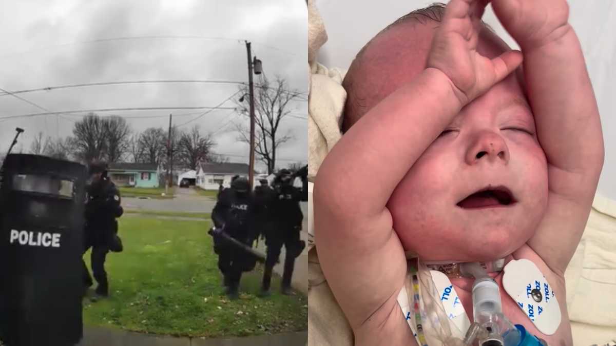 ohio police raid baby