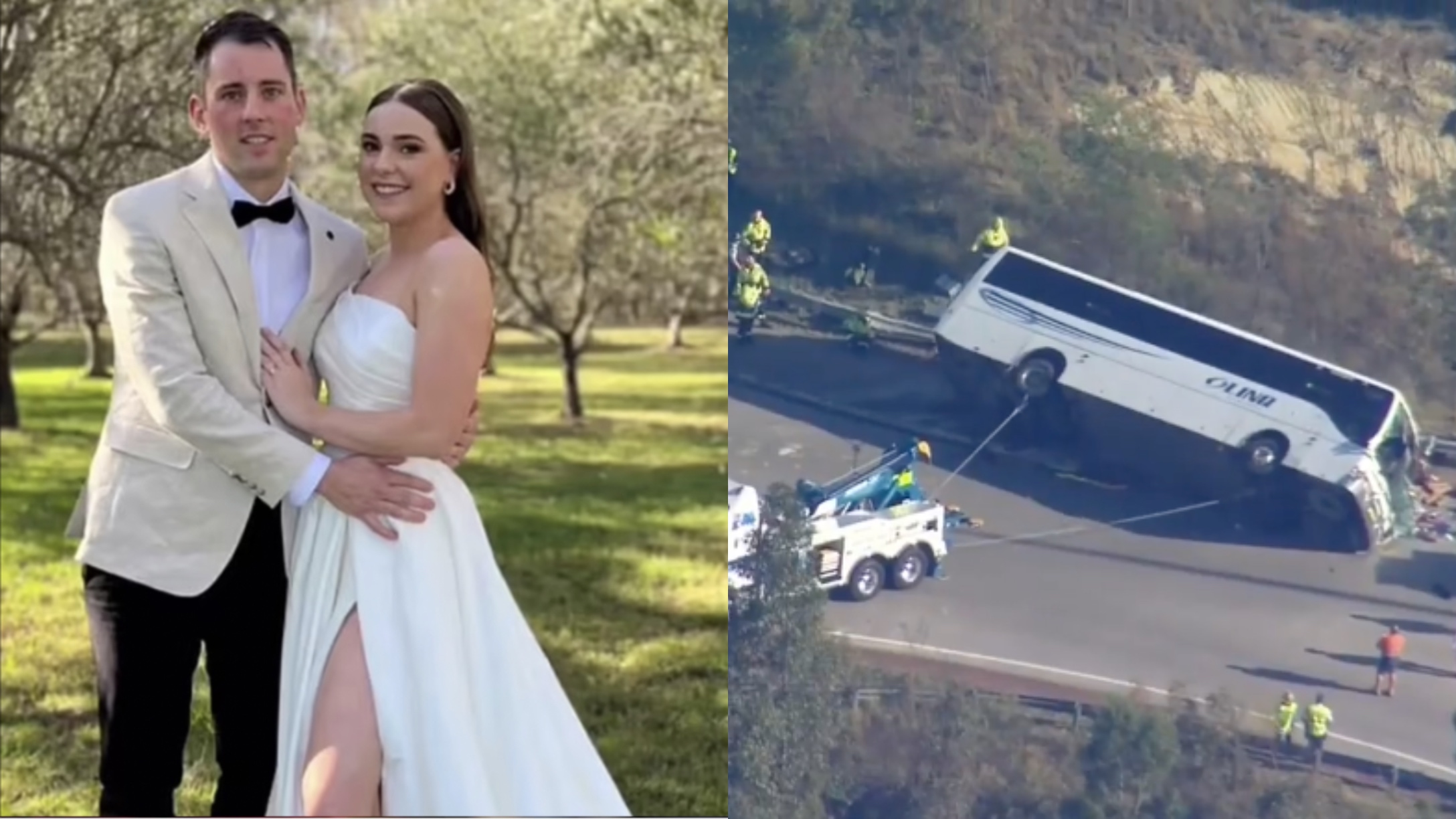 wedding bus crash