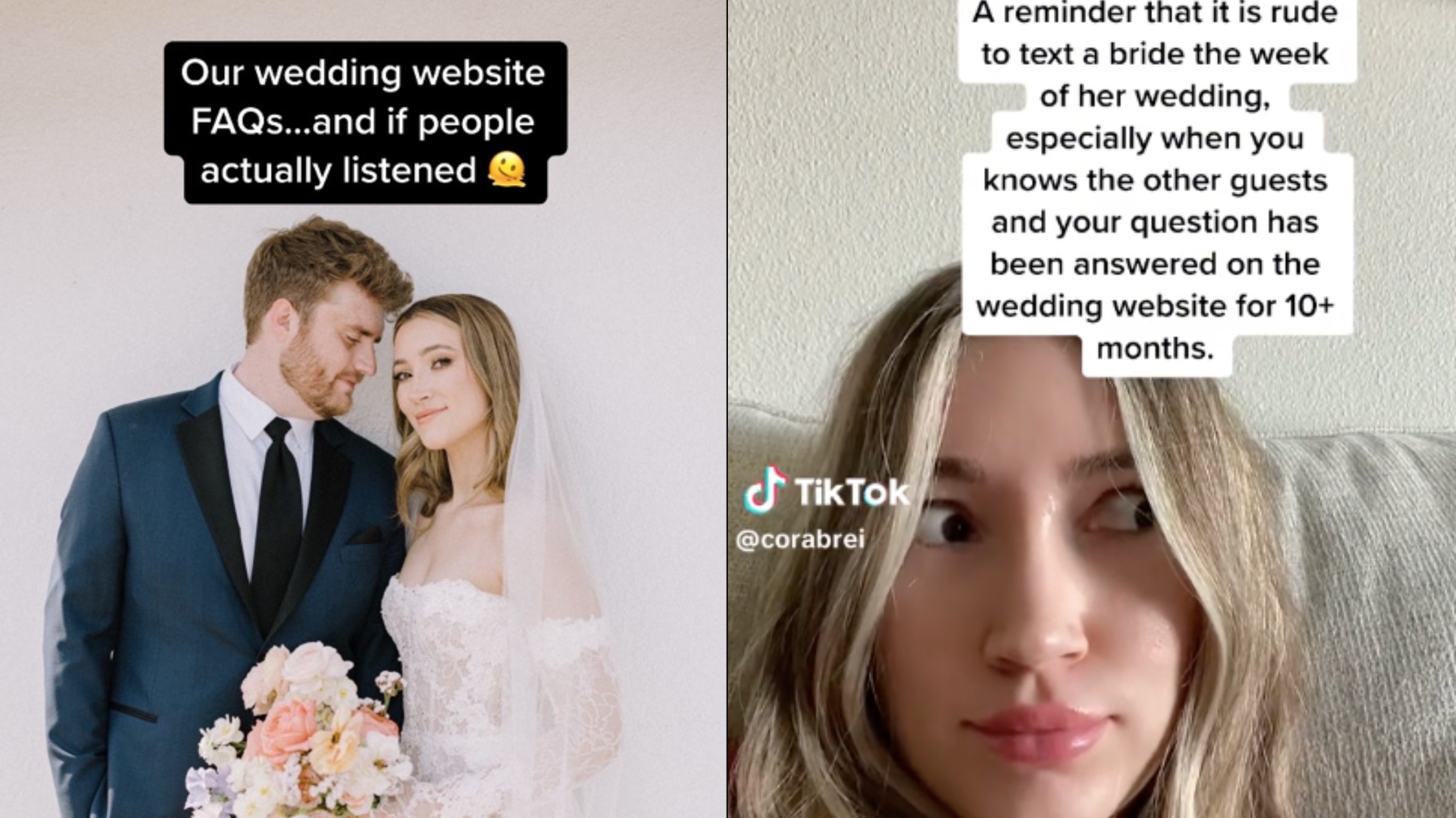 wedding rules Tiktok