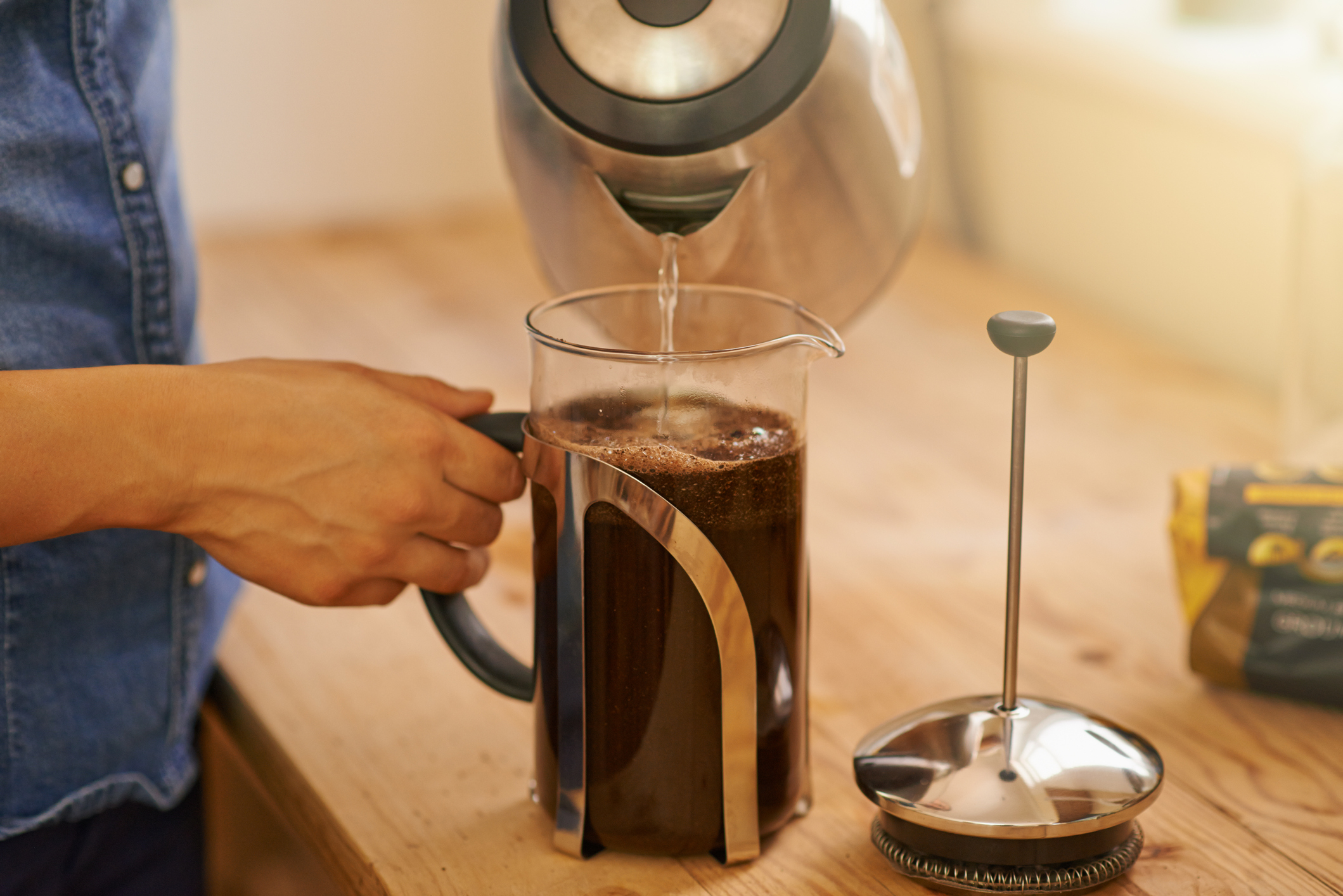 Coffee is the first thing on the menu
