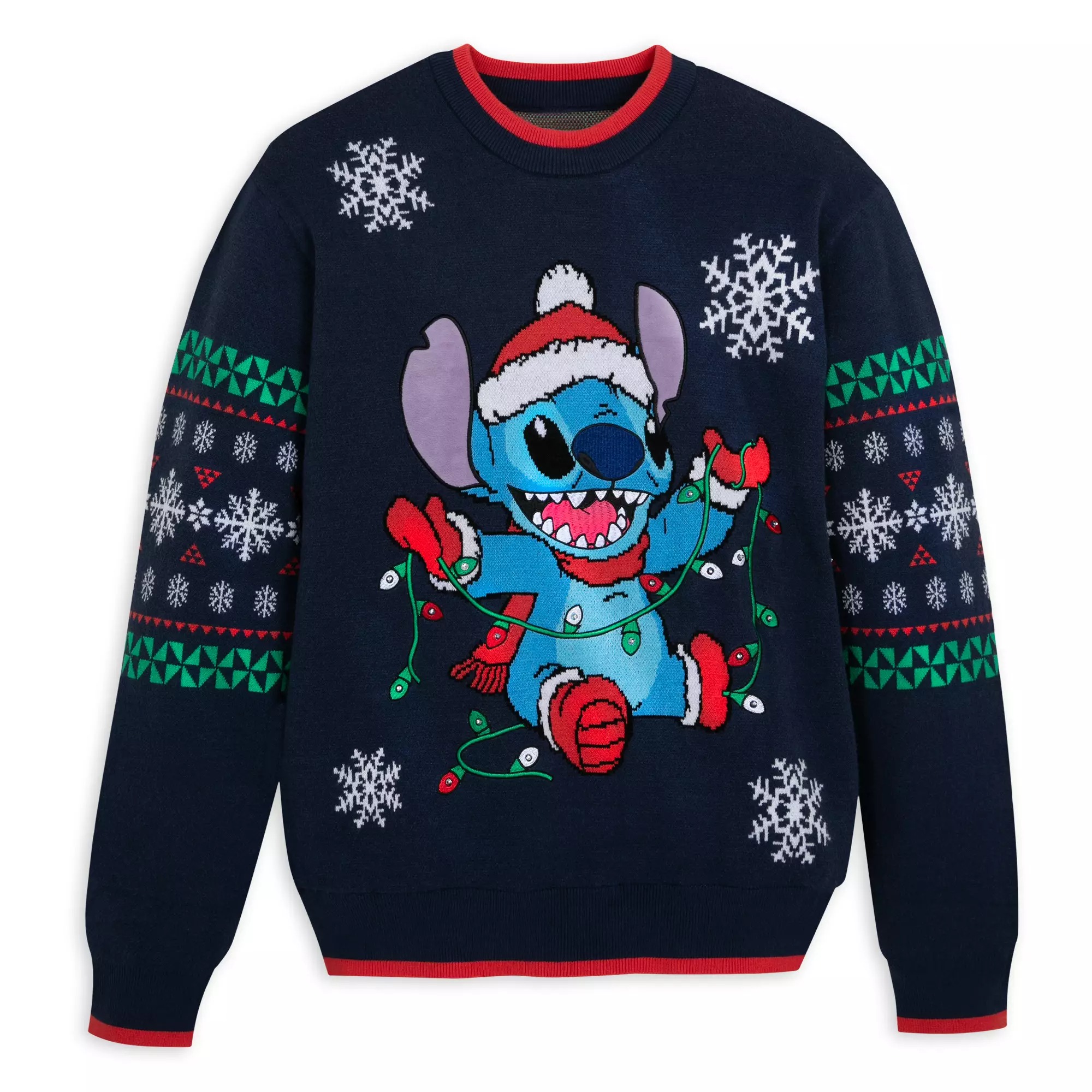 Stitch Light-Up Holiday Sweater for Adults – Lilo & Stitch