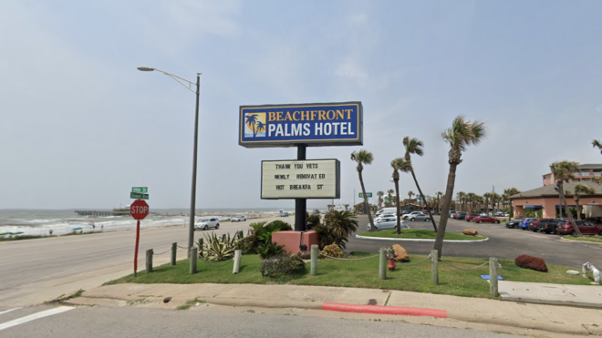Beachfront Palms Hotel Galveston
