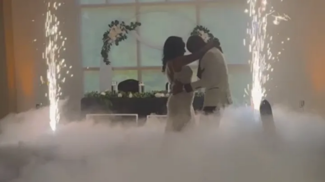 Tyrek Burton wedding picture
