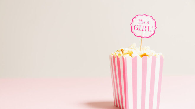 popcorn baby shower favor