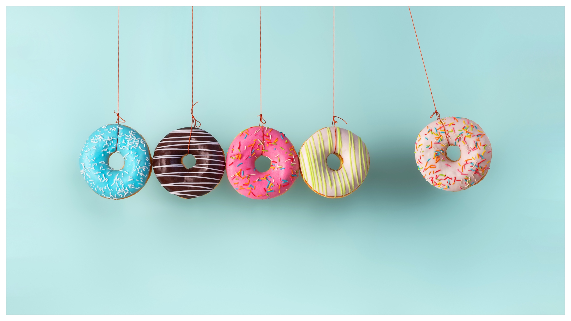 hanging donuts