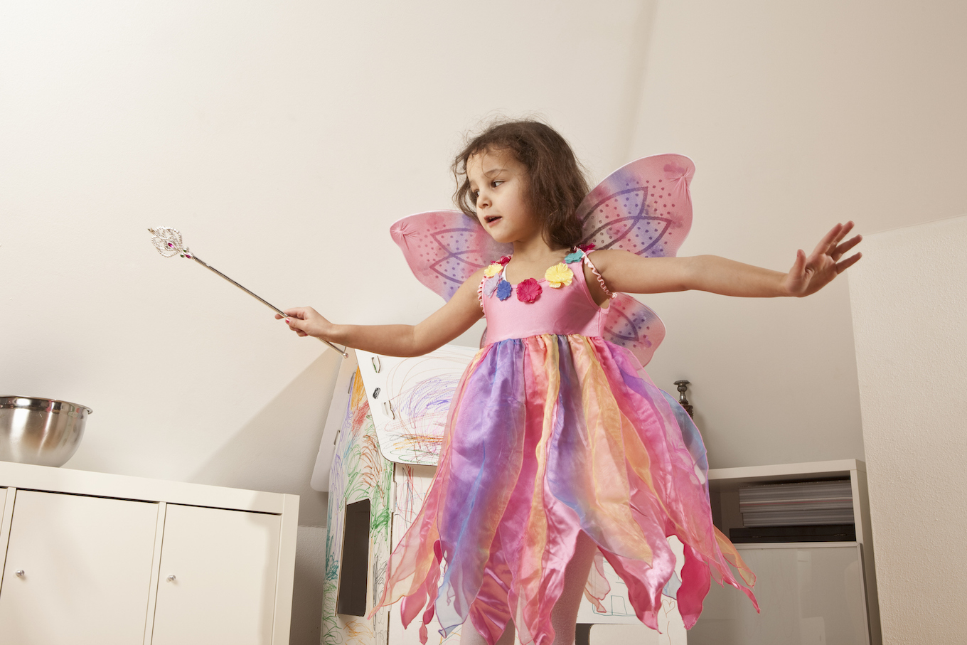Girl in a fairy costume