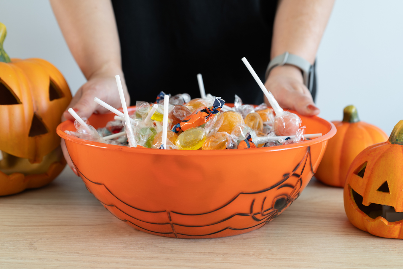 Halloween candy bowl