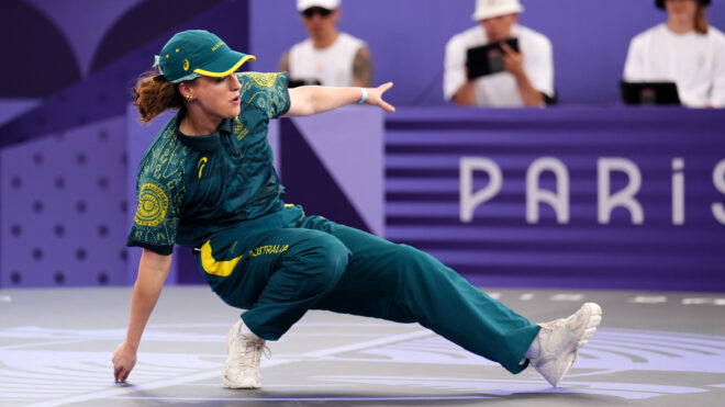 Raygun breakdancing Olympics