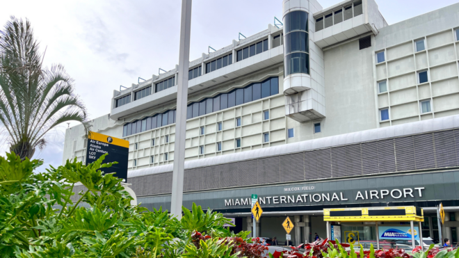 exterior of Miami International Airport