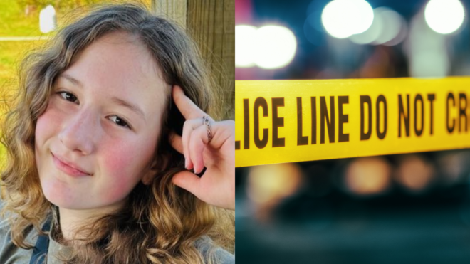 Savannah Grace Copeland, yellow police tape