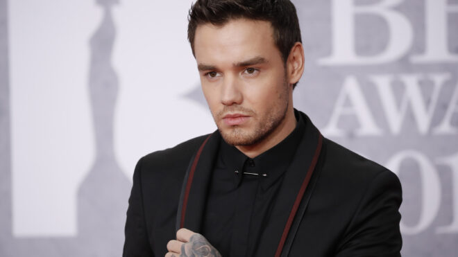 Liam Payne poses on the red carpet for the BRIT Awards 2019 in London on Feb. 20, 2019. (Tolga Akmen/AFP/Getty Images/TNS)