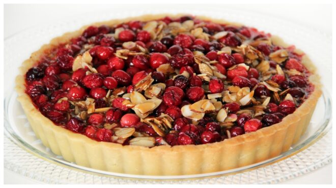 cranberry tart