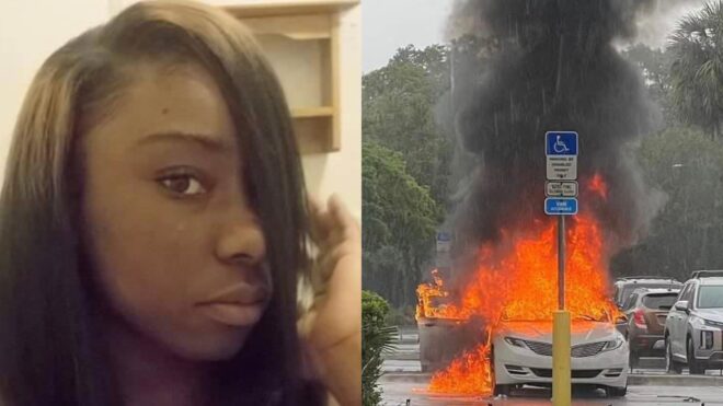 Florida car fire Alicia Moore