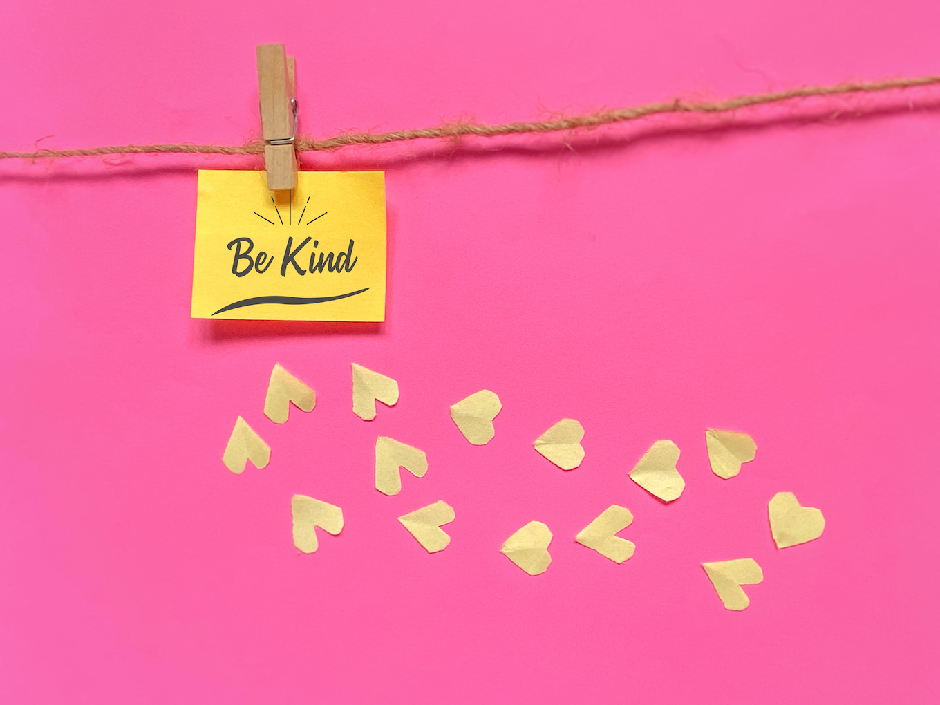 Be kind sticky note