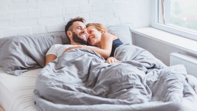 couple in bed