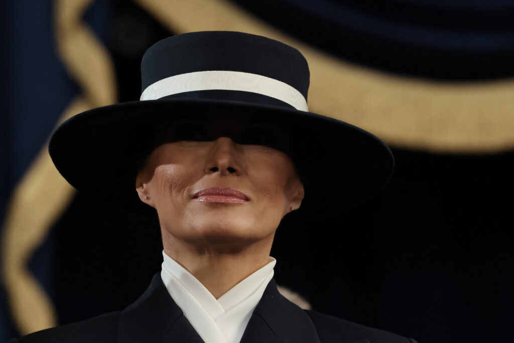 Melania Trump in hat