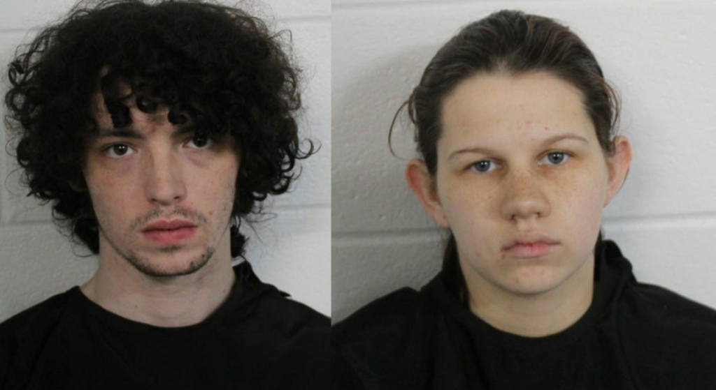 Shane Moore and Savannah Cox mug shots