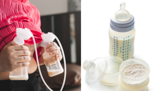 breastmilk vs formula