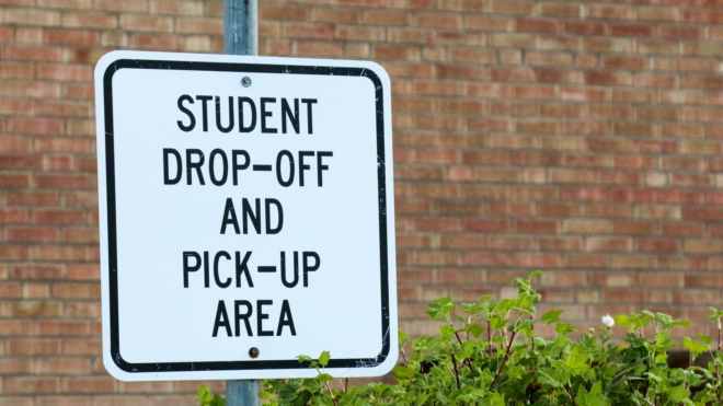 unresponsive in school pick up line