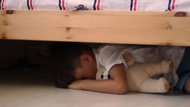 kids hiding mom killed