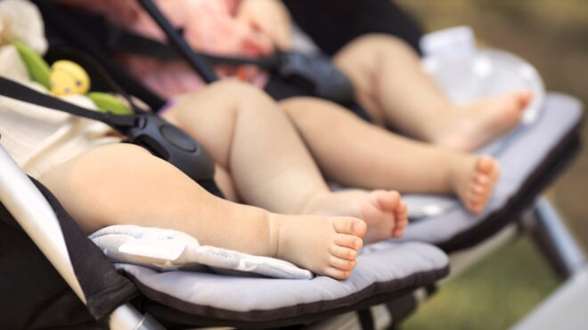 two babies