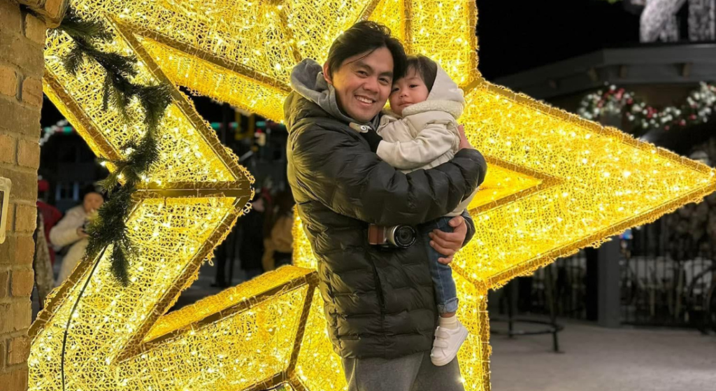 Val De La Cruz and his son Jeb