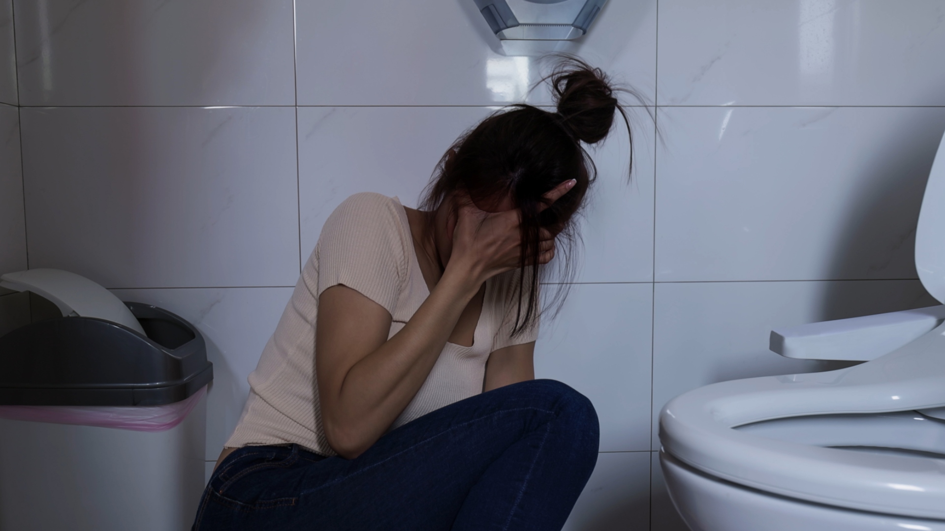 woman toilet