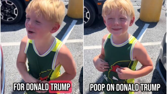 Oliver says he will poop on Donald Trump