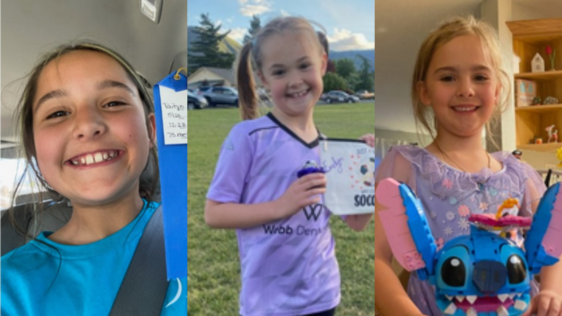 Paityn, Evelyn, and Olivia Decker