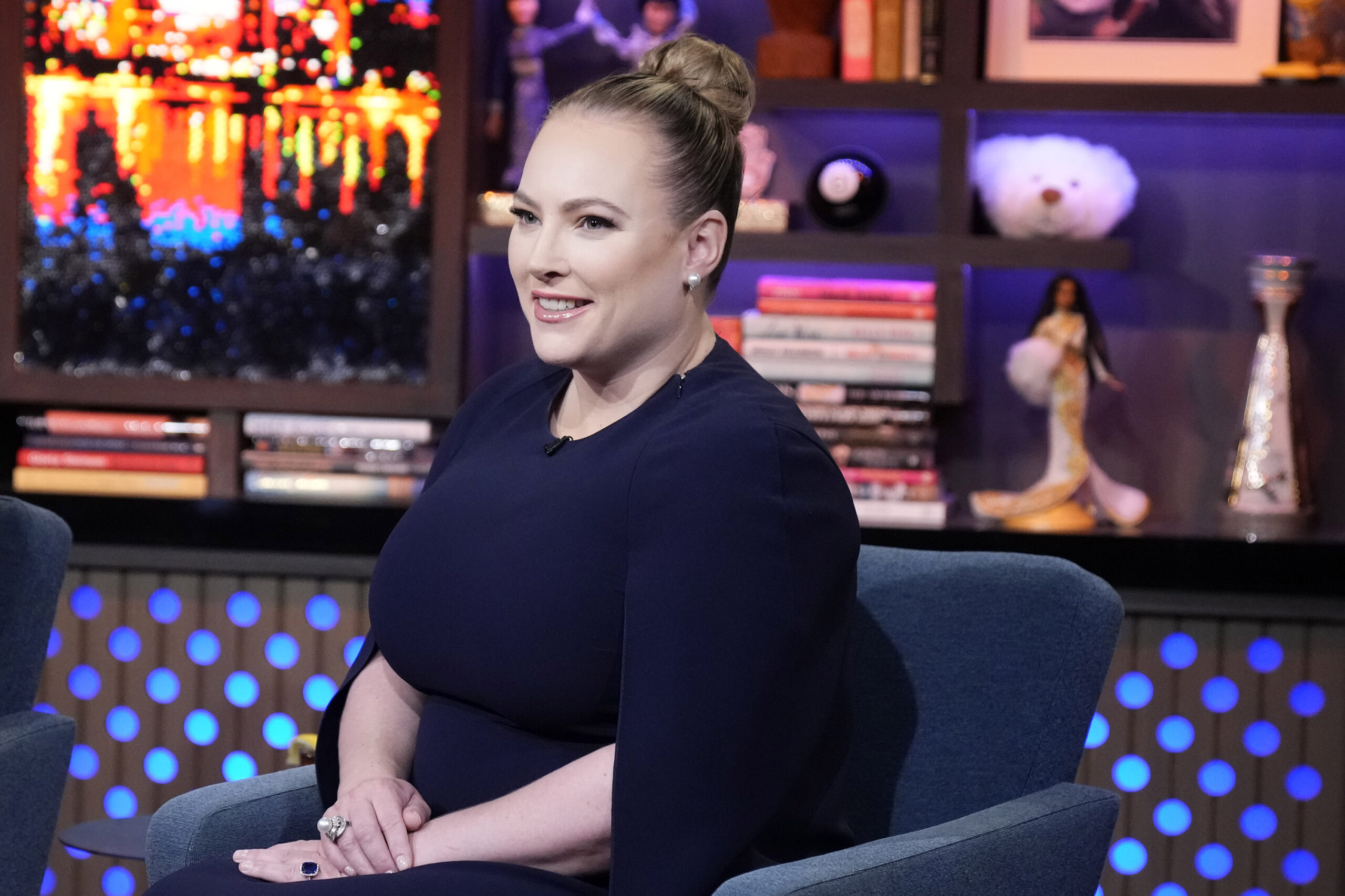 WATCH WHAT HAPPENS LIVE WITH ANDY COHEN -- Episode 21084 -- Pictured: Meghan McCain -- (Photo by: Charles Sykes/Bravo via Getty Images)