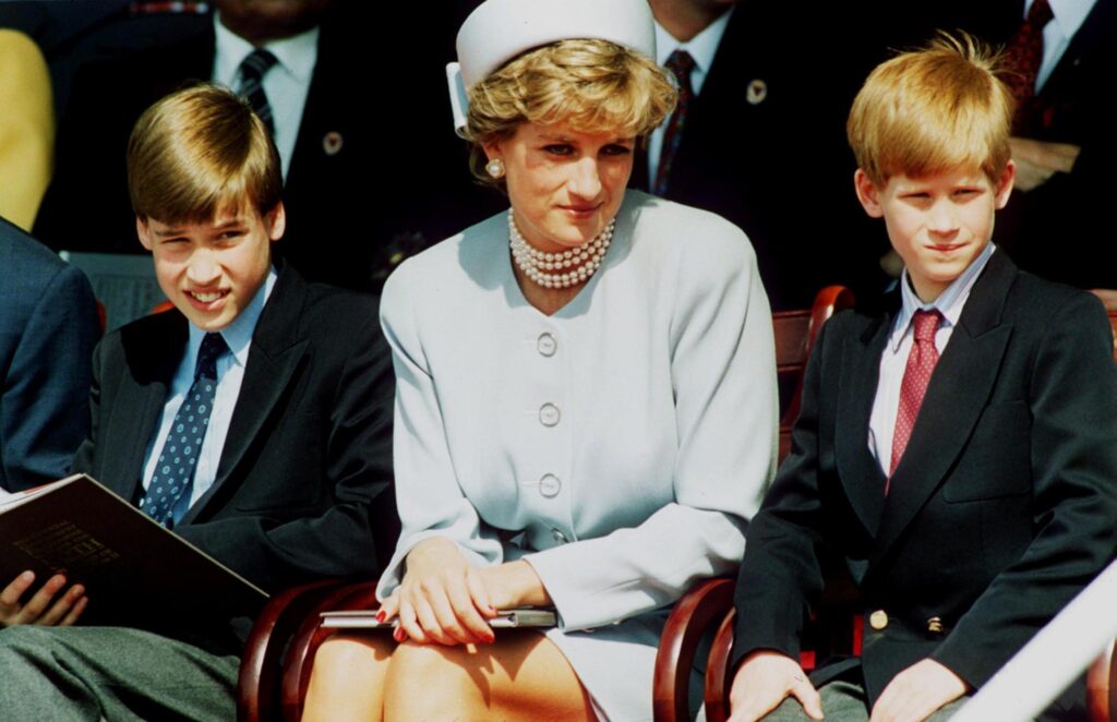 Prince William, Princess Diana, Prince Harry