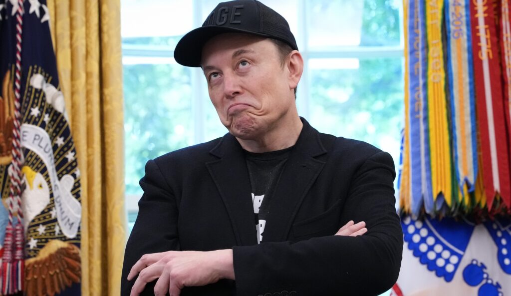 Elon Musk in the Oval Office
