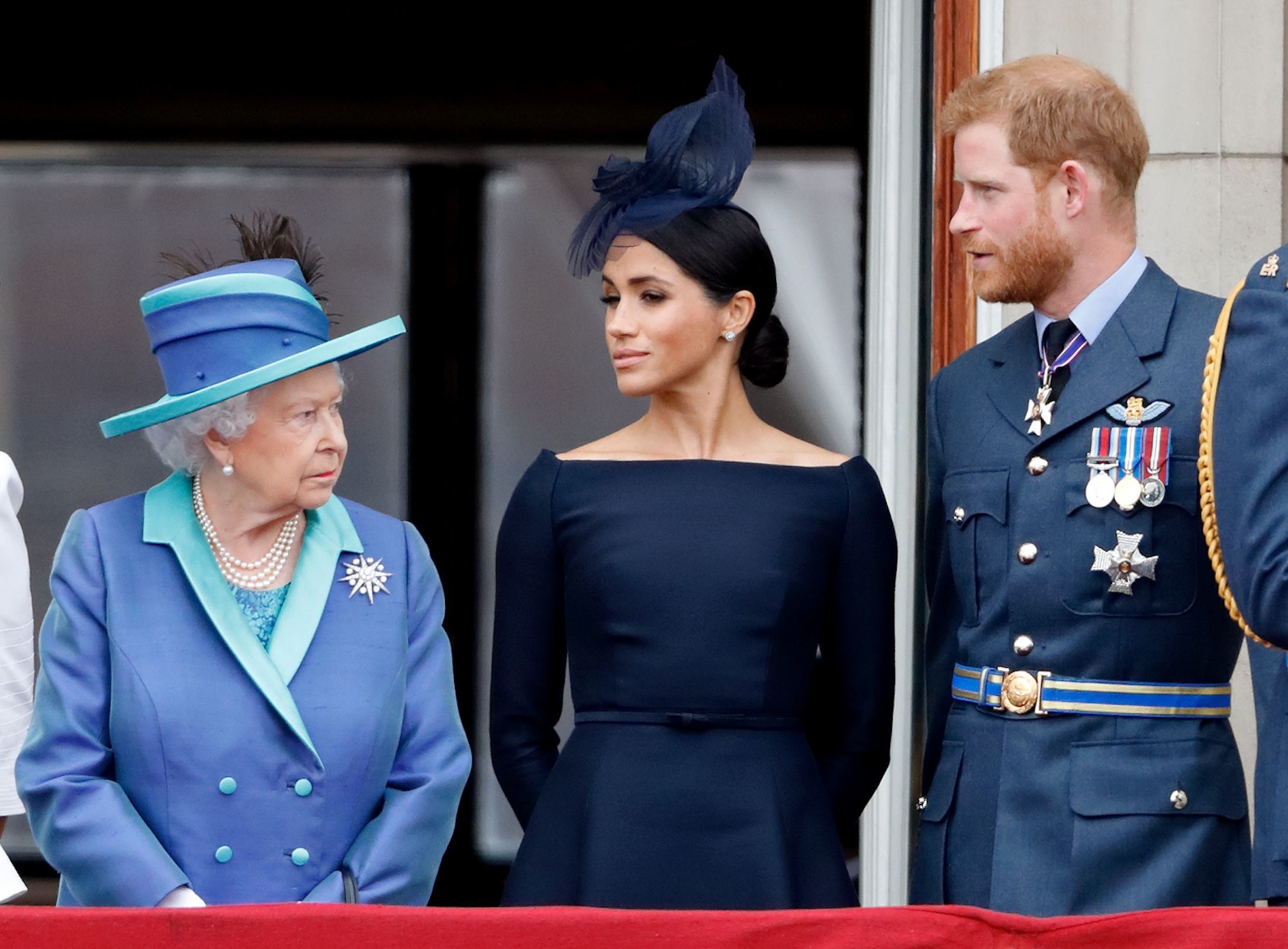 Queen Elizabeth, Prince Harry, Meghan Markle